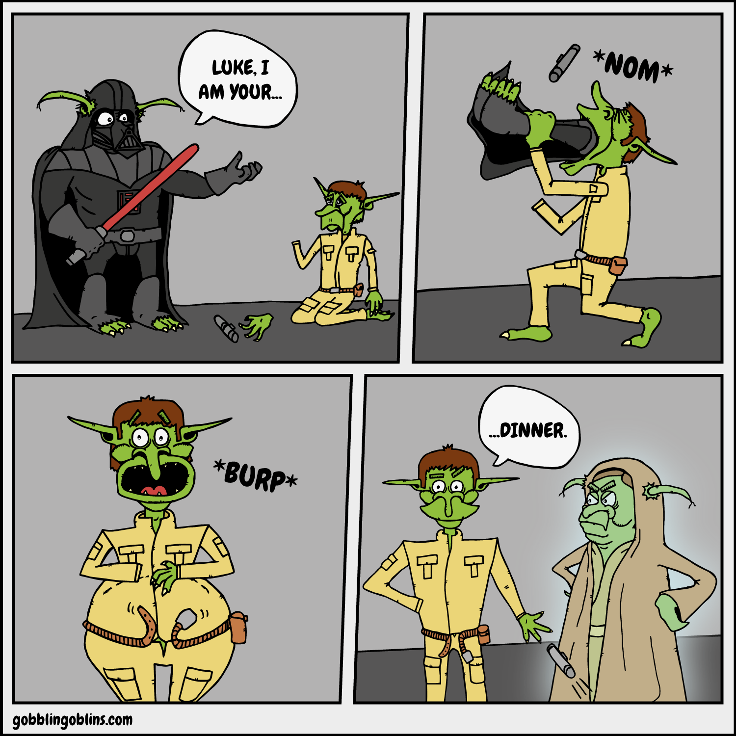 May The Fourth Be With You - a comic by Gobblin' Goblins